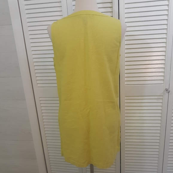 Ellen tracy linen shirt dress mini sz small *5 - Picture 6 of 6